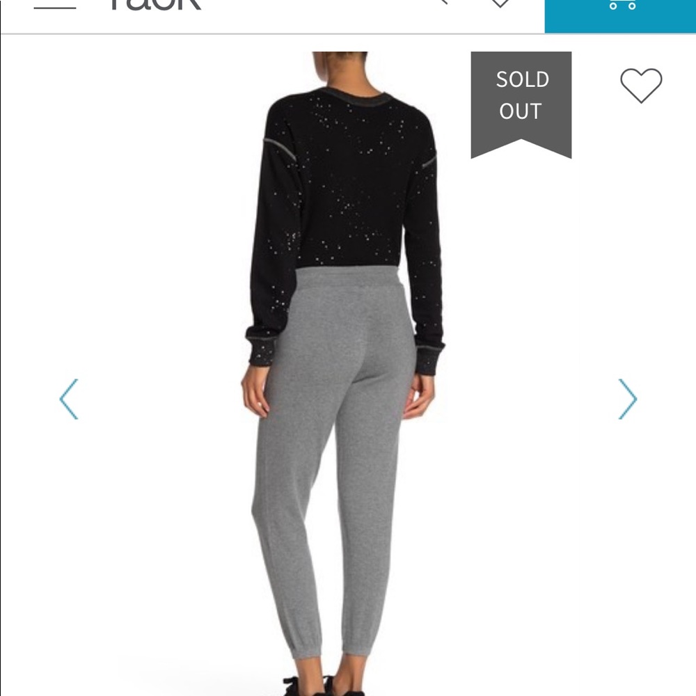 N: philanthropy knit joggers